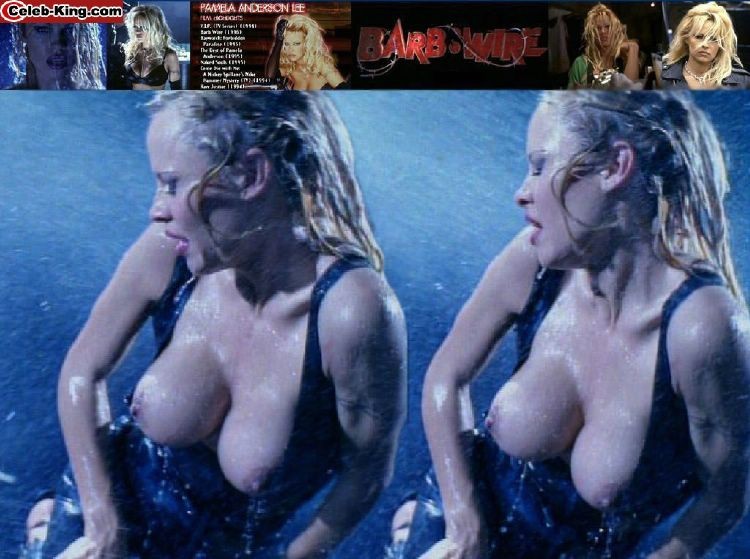 Hot celebrity Pamela Anderson showing her big boobs #75415315