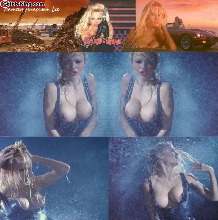 Hot celebrity Pamela Anderson showing her big boobs #75415323