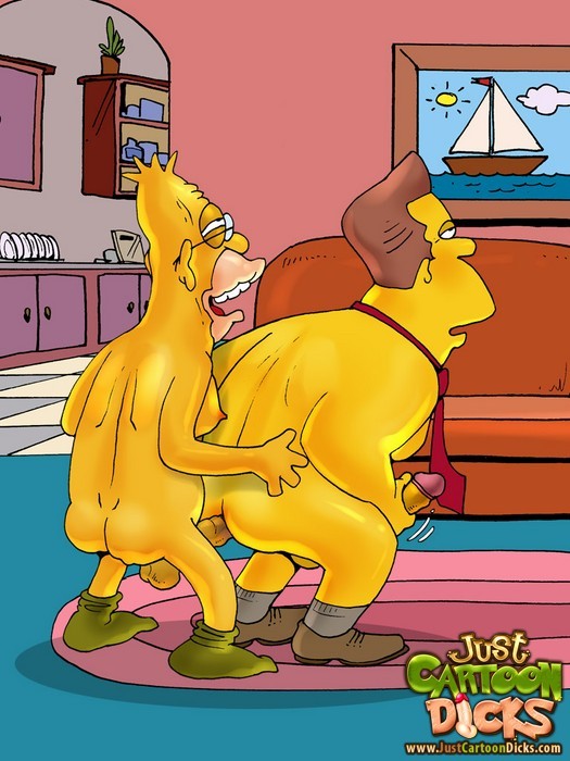 The Simpsons try gay sex Brutal gay Sin City #69605414