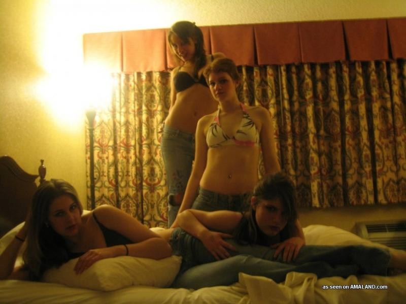 Wild amateur kinky lesbians go crazy in a hotel room #68246314