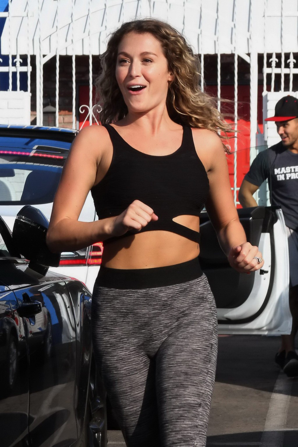 Alexa Vega  busty and booty in belly top and tights #75151249