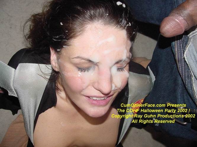 Halloween group messy facial #76894000