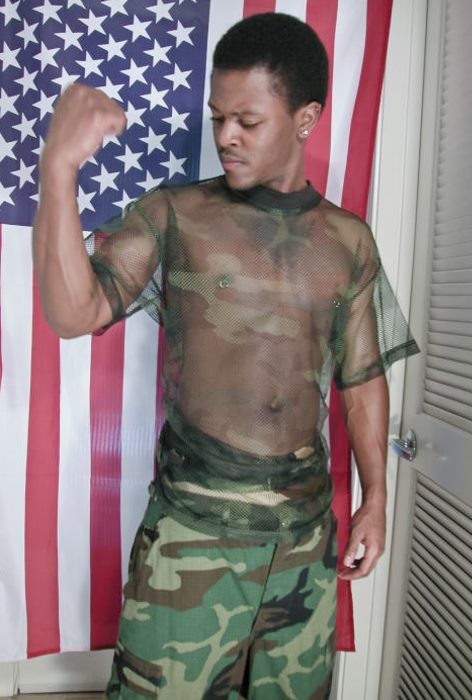 A black huge cock recruit enjoys stripping and showing off #76938783