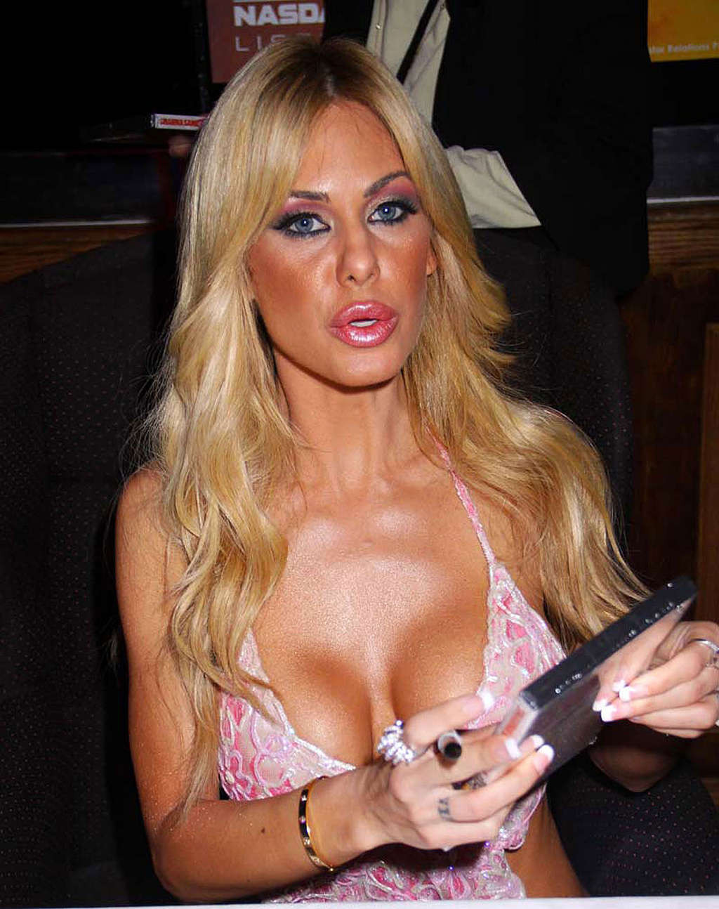 Shauna Sand promotes her new sex tape and showing amazing huge tits #75362646