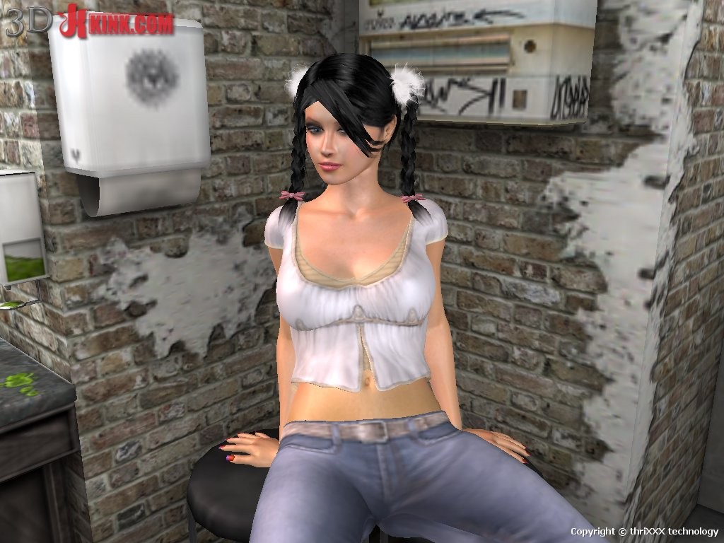 ¡Caliente acción de sexo bdsm creado en el juego de sexo virtual fetiche 3d!
 #69600479