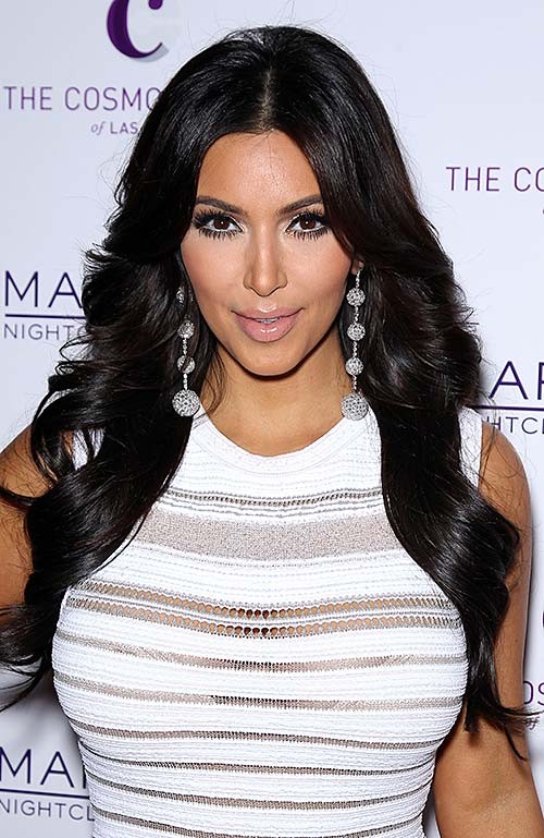 Kim Kardashian celebrating her birthday and exposing huge boobs #75285017