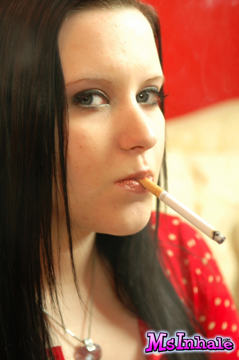 Smoking fetish slut MsInhale smoking Richmond cigarettes #70265424