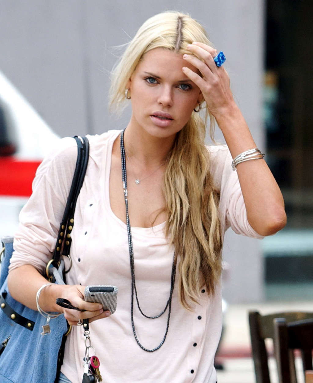 Sophie Monk in denim shorts and exposing her nice big tits #75345883
