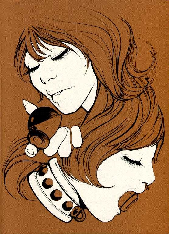 gorgeous brunette tied with ropes and gagged #69710758