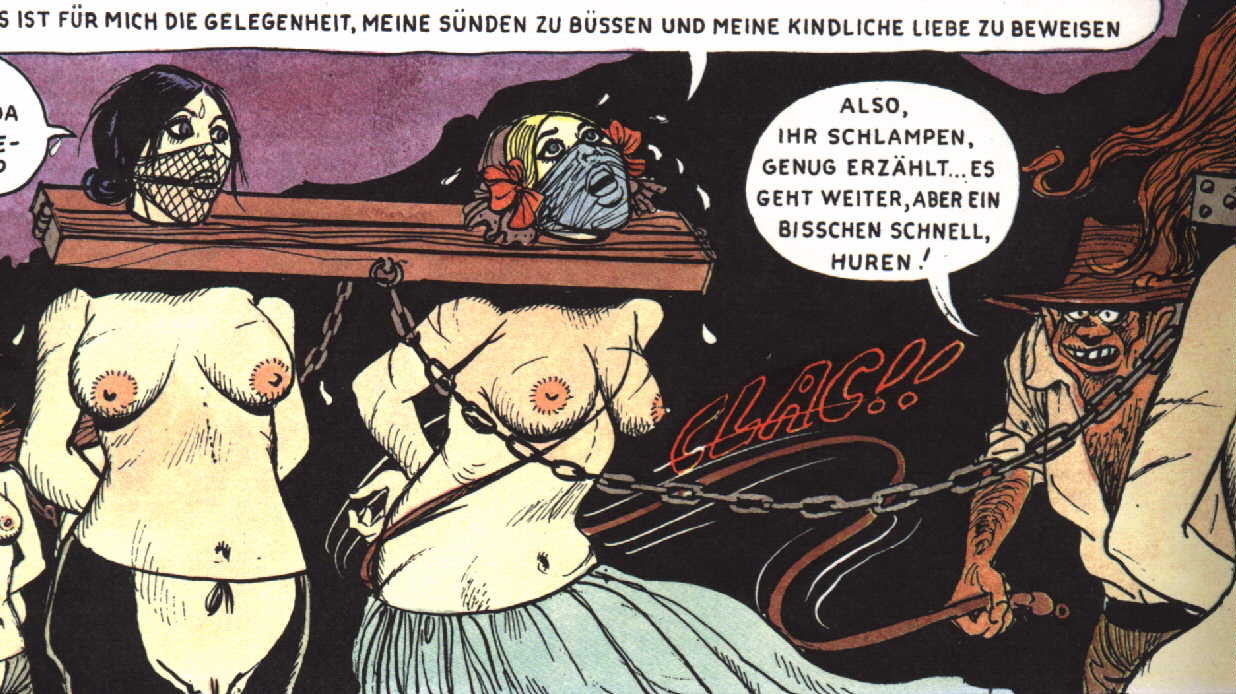 Frauen in schmerzhaften bösen Kerker Bondage und Fetisch Kunst
 #69664206