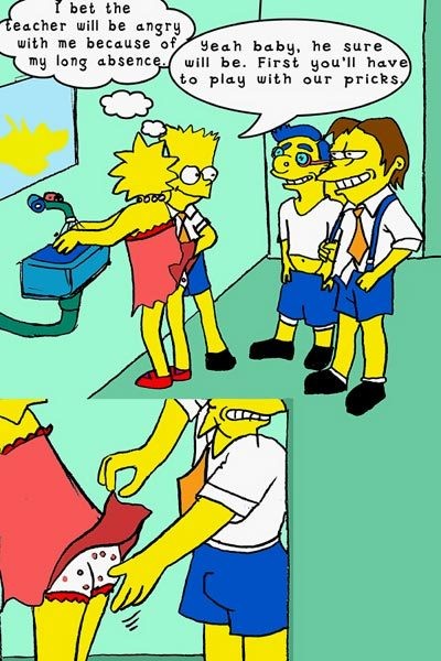 Lisa Simpson getting forced to blow and penetrated #69582610