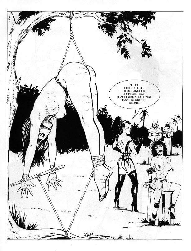 Succubus quält gefesselte hilflose Frauen
 #69685377