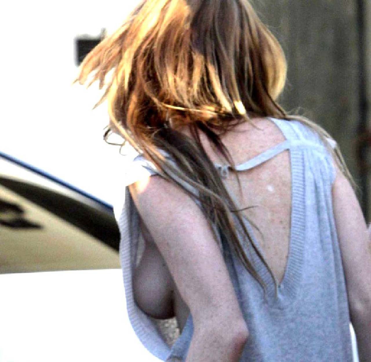 Lindsay Lohan exposing her fucking sexy body and huge boobs #75294449