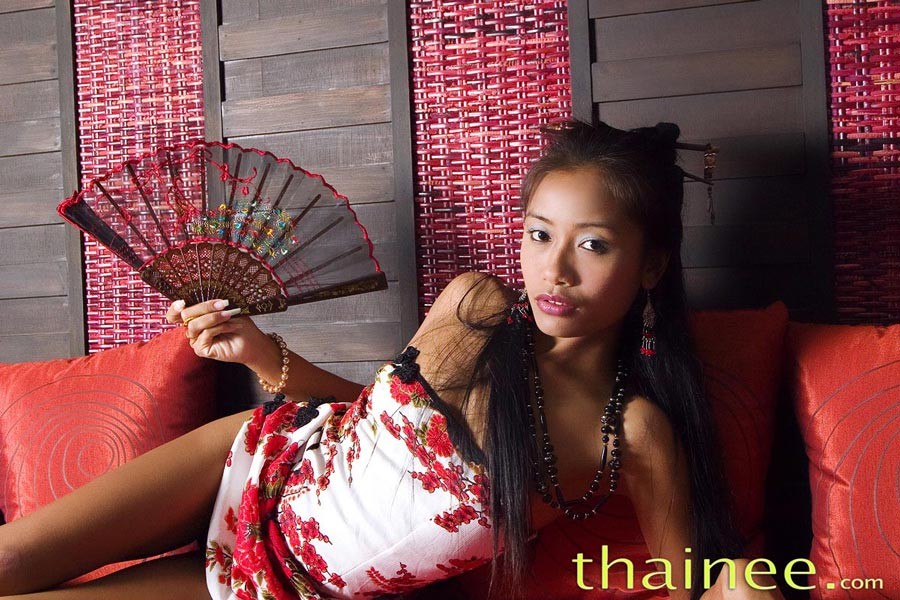 Thainee posing as a sweet Thai princess #67896294