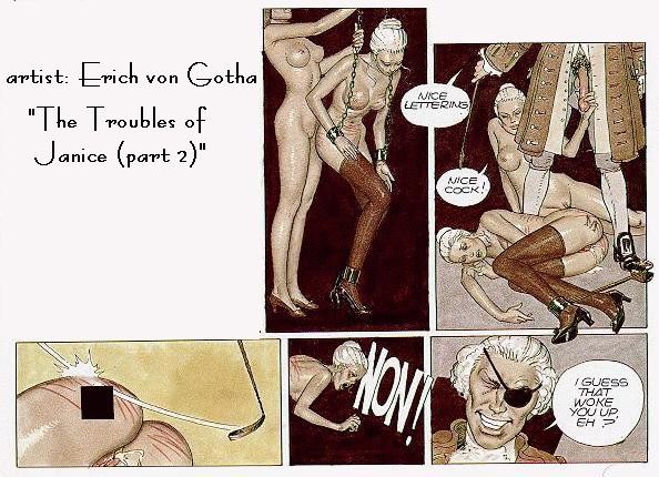 Rubia delgada colgada con cadenas marcadas
 #69701812