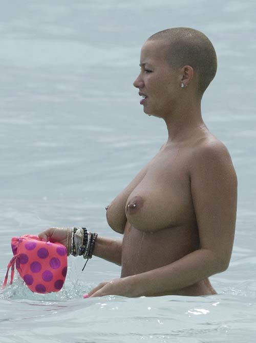 Amber Rose showing their super sexy ravishing body and big tits and ass #75308523