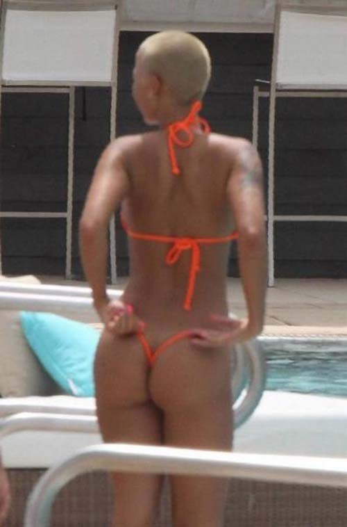 Amber Rose showing their super sexy ravishing body and big tits and ass #75308532