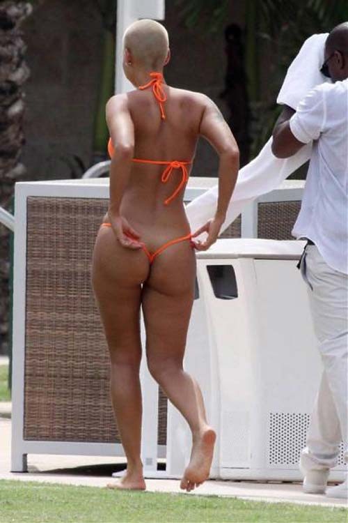 Amber Rose showing their super sexy ravishing body and big tits and ass #75308549