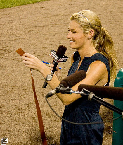 Erin Andrews gorgeous blonde sportscaster shows off #75385662