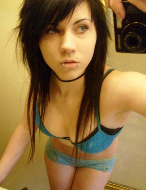 Cute alternative teen amateurs in sexy self shot pics #67531470