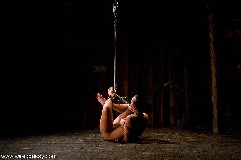 Julie Knight rope bound here body wired for orgasm by Mistress #71899250