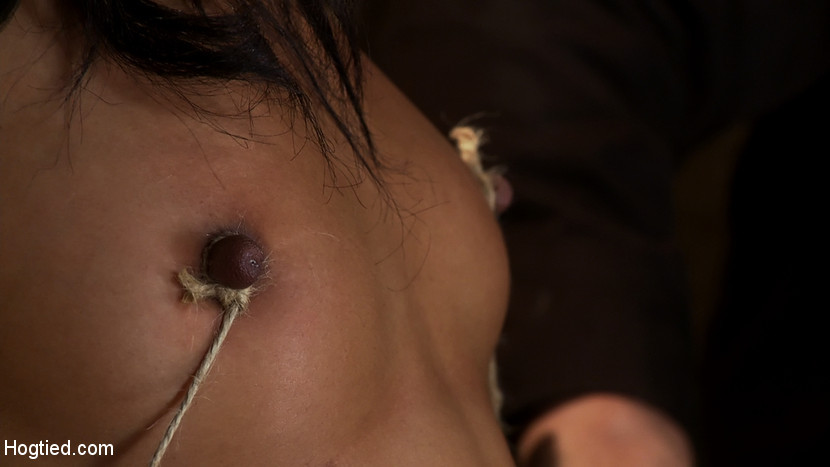 One of Porn's hottest new stars. Nipples  elbows bound and brutal breath control #72067241