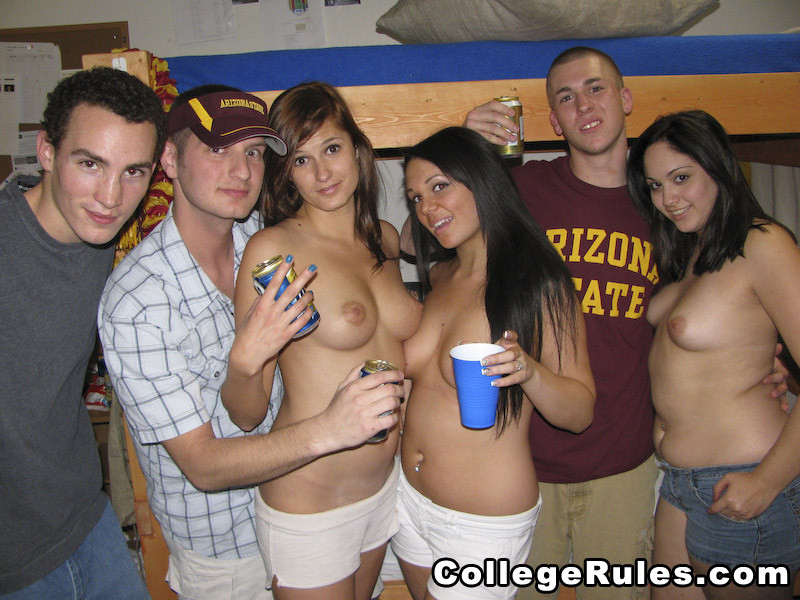 College party pics with hot teen girls getting fucked