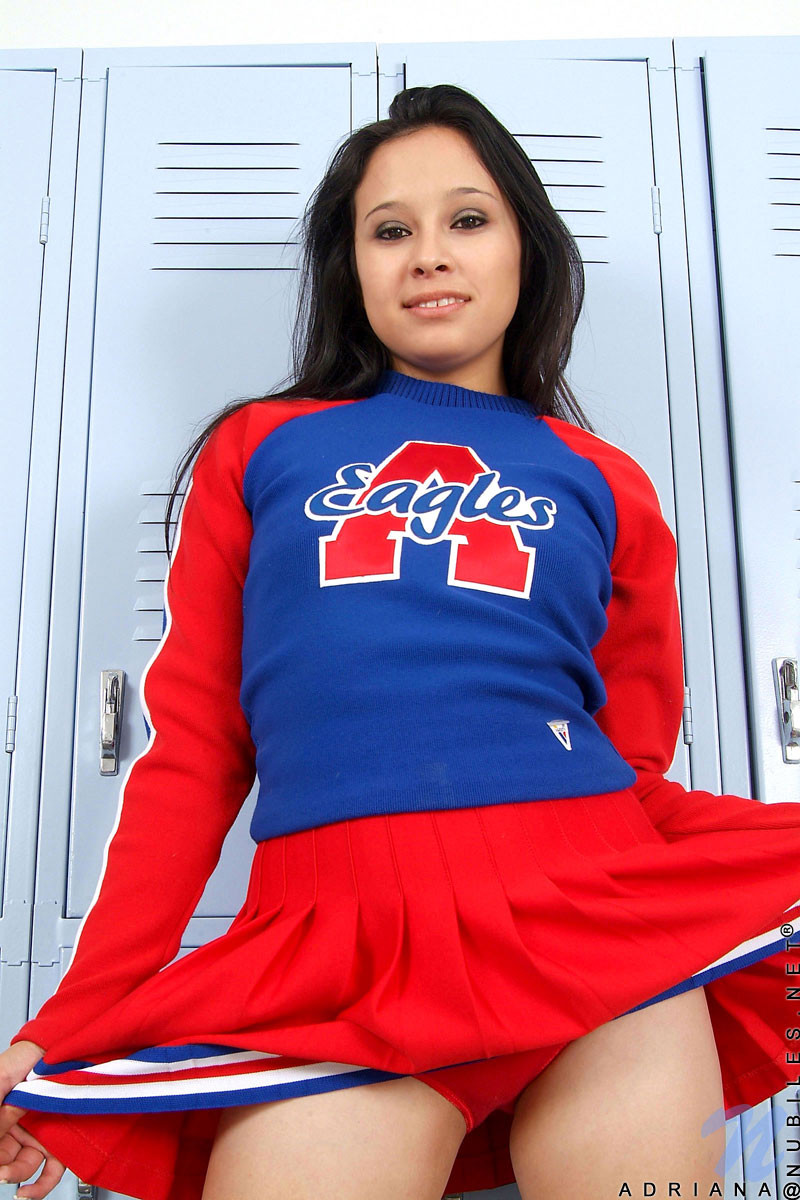 Sweet flirtatious cheerleader getting naugthy in the locker room #67675698