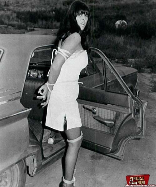 Sixties ladies being all tied up for the fucking #78473044