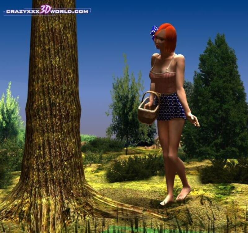 Alice wandert durch die Wälder des Wunderlandes
 #67054484