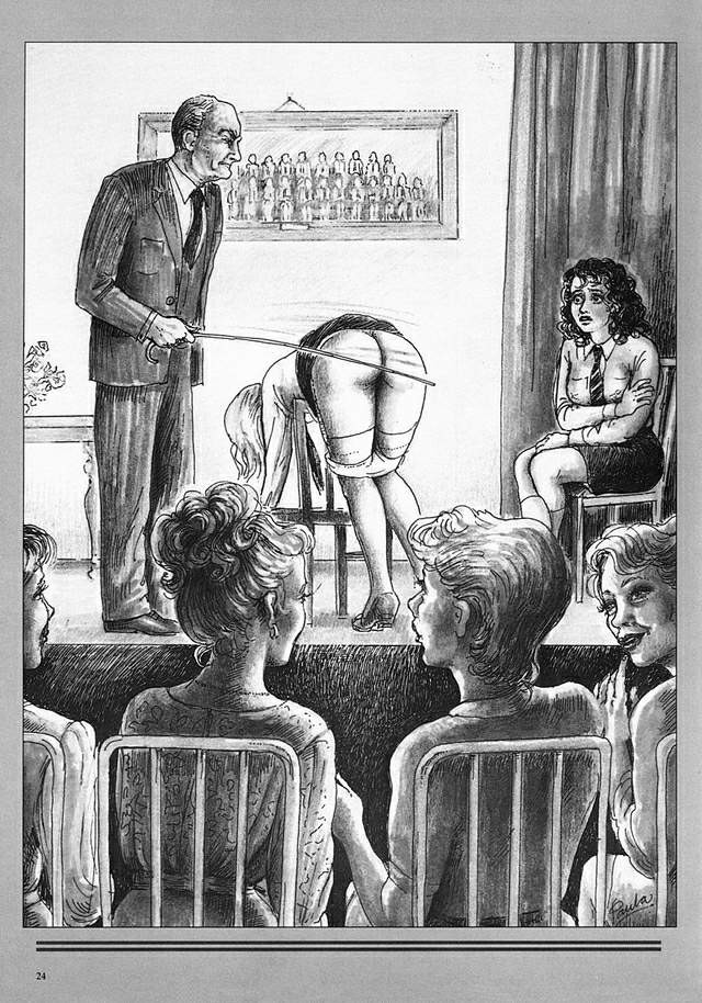 classic female hard spanking drawings #69721889