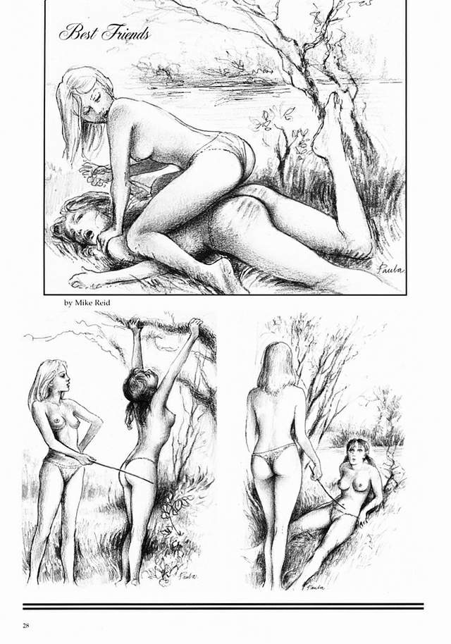 classic female hard spanking drawings #69721903