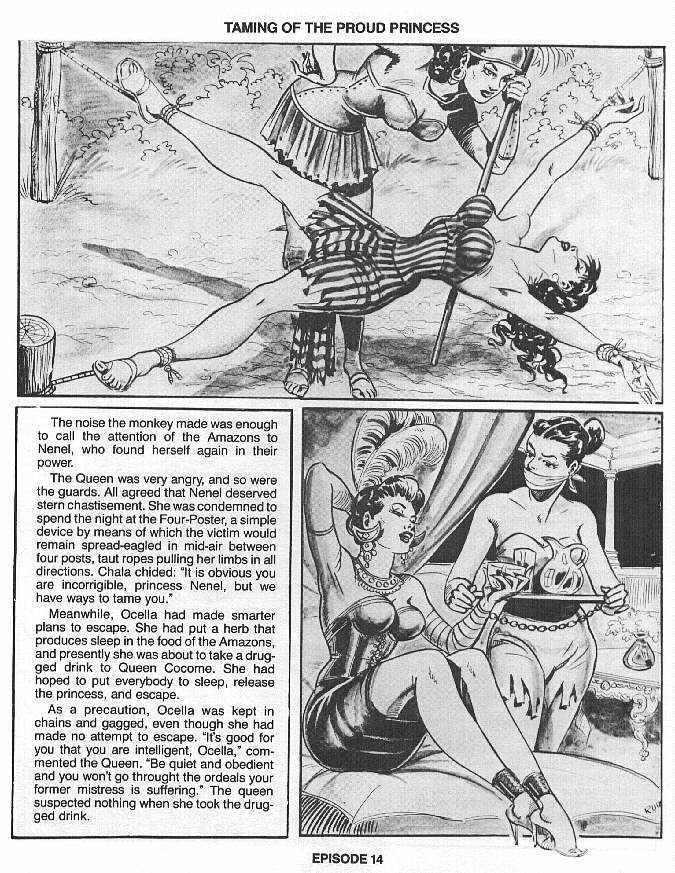 Klassischer erotischer lesbischer Bondage-Comic
 #69722359