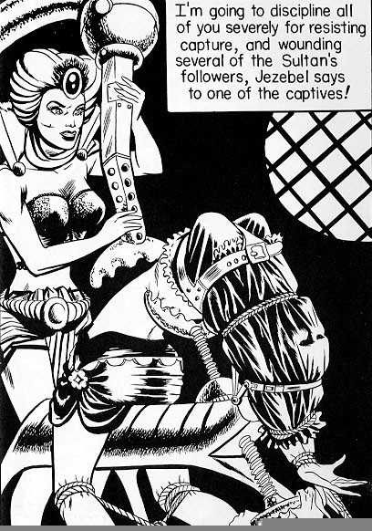 Womans Kopf gequetscht in Bondage Schraubstock
 #69703820