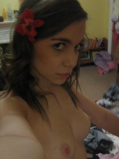 Gorgeous cute teen with big tits posing on camera #71459019