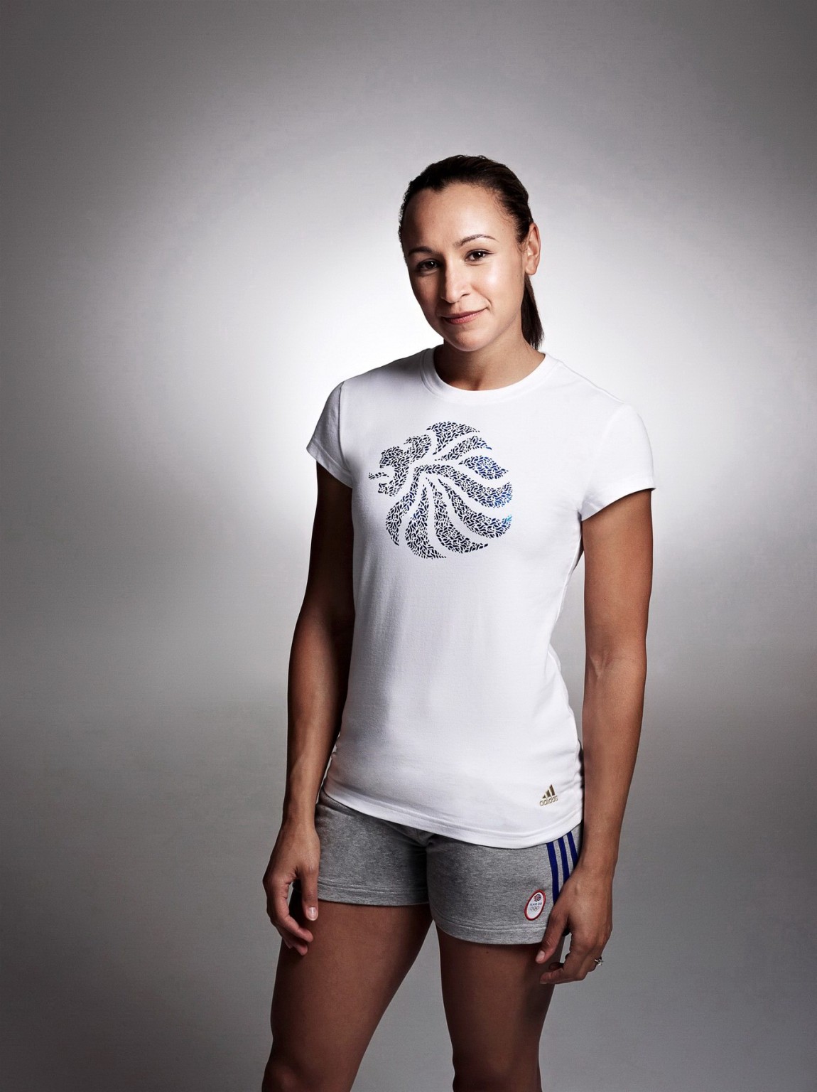 Jessica Ennis posing in sexy sports outfits for 2012 GB Olympic Team Photoshoot #75251586