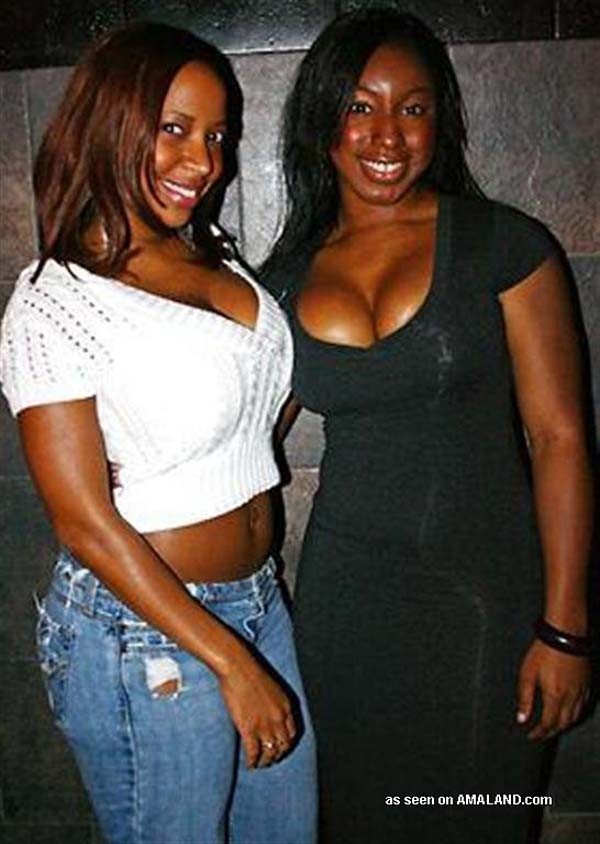 Delicious black busty amateur babes posing #75512395