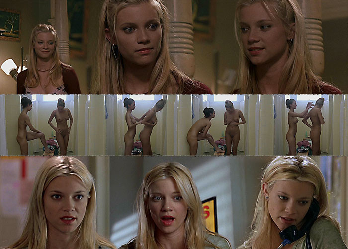 Heiße blonde Berühmtheit Amy Smart zeigt ihre frechen Brüste
 #74024221