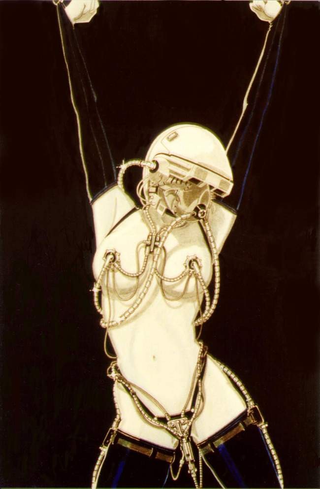 Dungeon böse weibliche Seil- und Lederbondgae Artworks
 #69670845