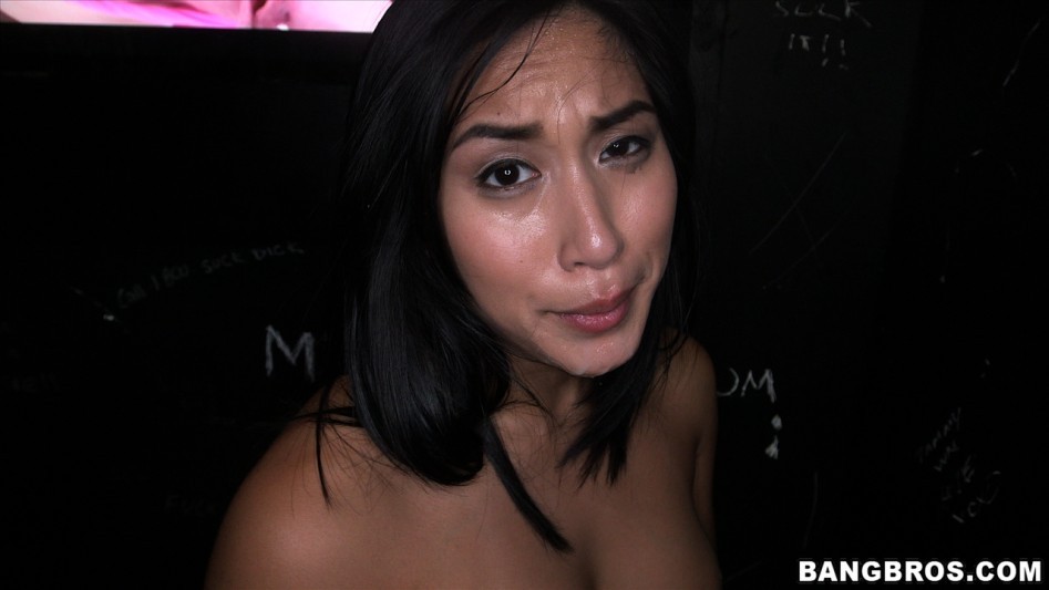 Busty And Beautiful Asian Mia Li Visits Her Very First Glory Hole #69815124