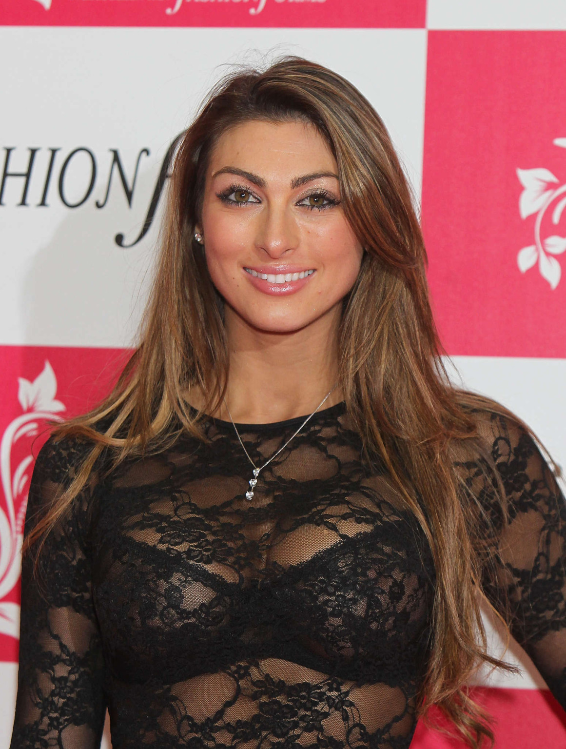 Busty Luisa Zissman wearing a see through top  a see through bra at the 2013 UK  #75208946