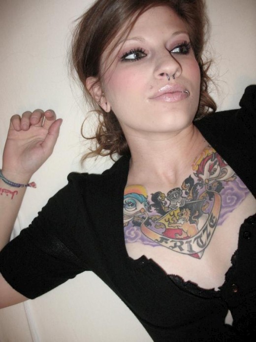 Sexy tattooed emo chick #68264953