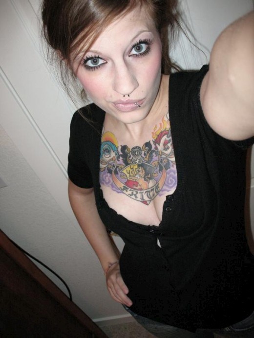 Sexy tatuado emo chick
 #68264961