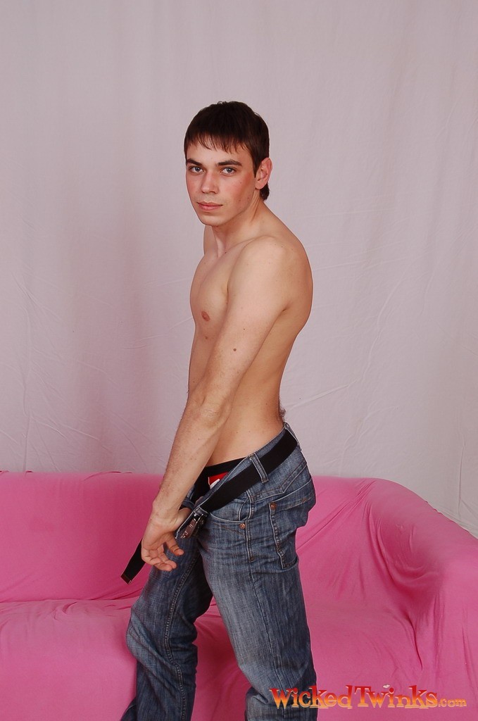 Solo twink shwos and jerks his long thick cock #76949315