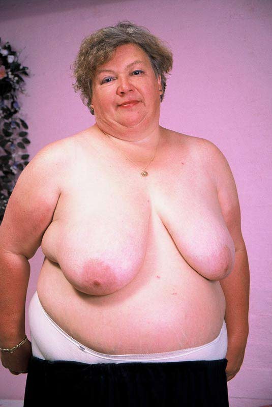 Bbw chubby granny showing her huge stomach and big tits #75568882
