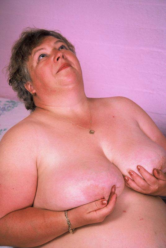 Bbw chubby granny showing her huge stomach and big tits #75568896