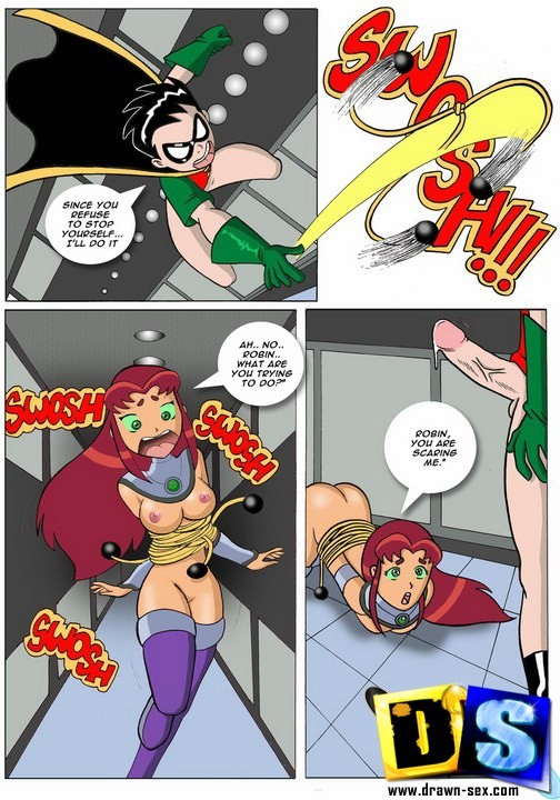 Teen Titans fighting the horny alien intruders #69600969