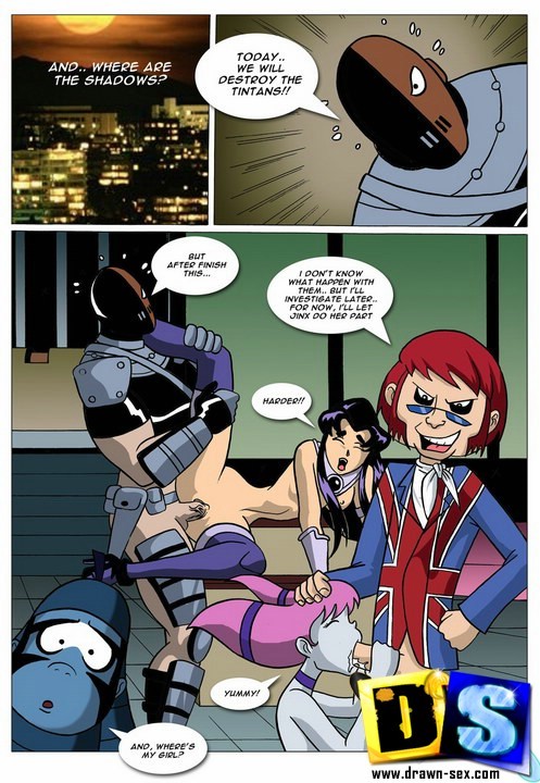 Teen Titans fighting the horny alien intruders #69601024