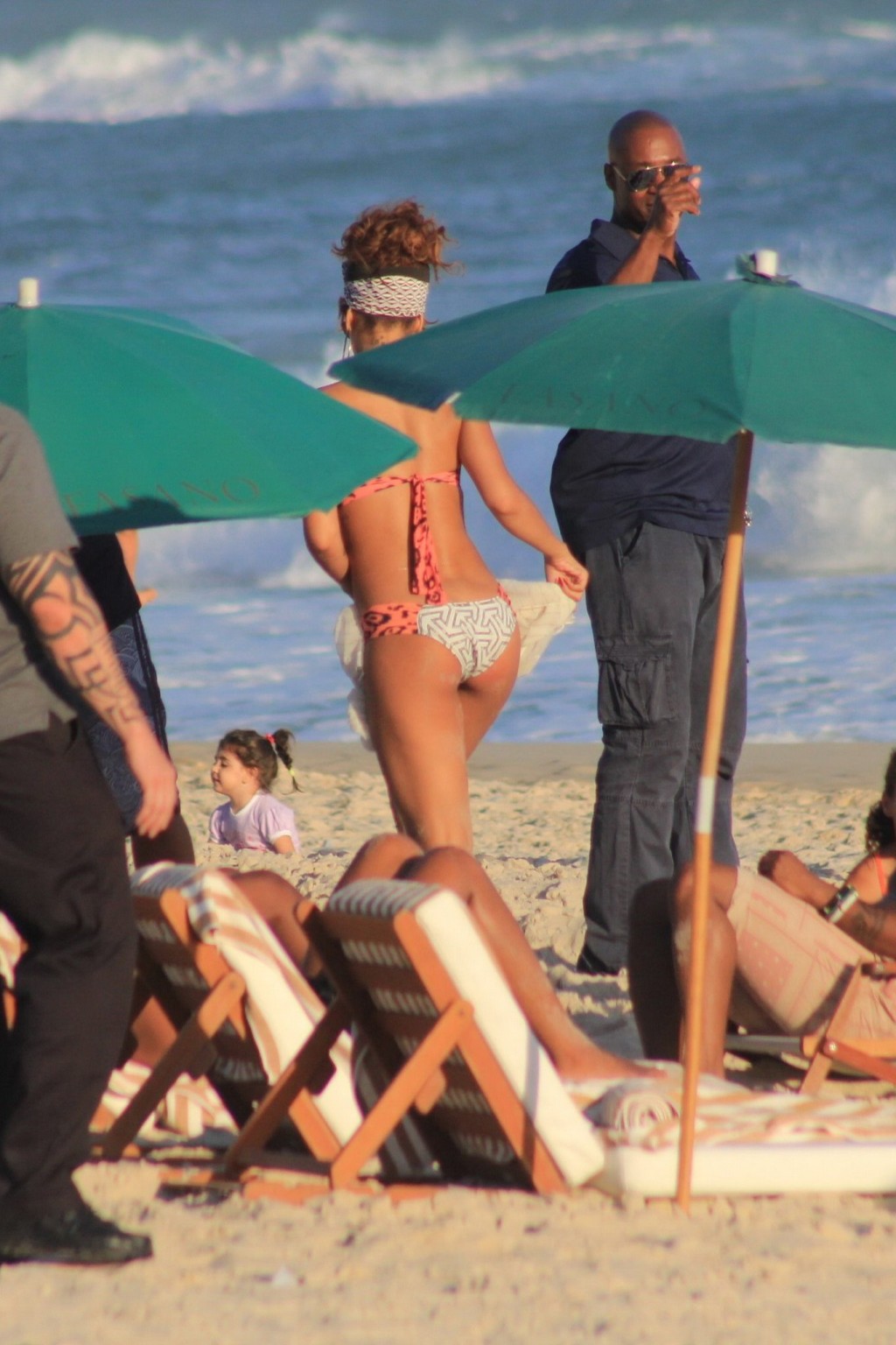 Rihanna wearing bikini on a beach in Rio De Janeiro #75288841