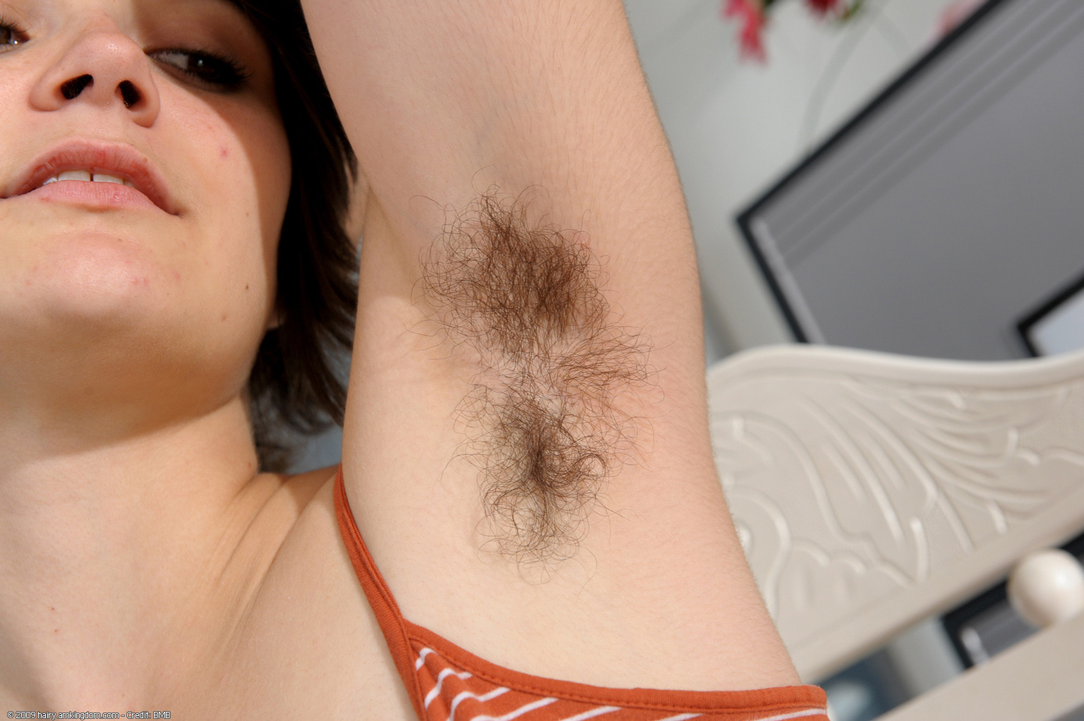 Hairy natural amateur Sally spreading snatch #76680182